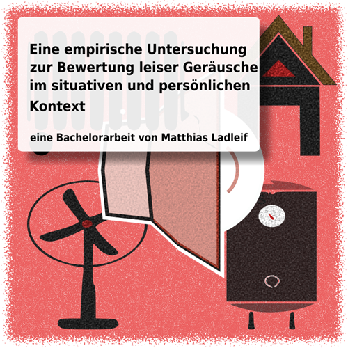 Grafik zur Bachelorarbeit von Matthias Ladleif: eine empirische Untersuchung zur Bewertung leiser Geräusche im situativen und persönlichen Kontext